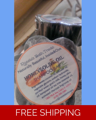 HONEY OLIVE OIL SHAMPOO BAR SET OF 4